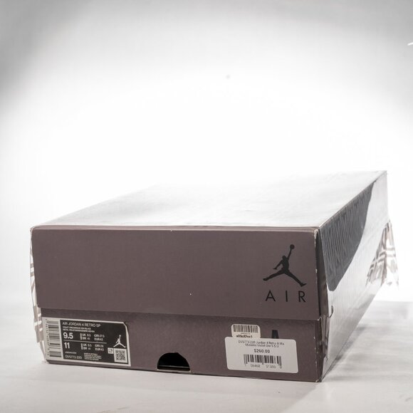 Size 9.5 - Jordan 4 Retro x A Ma Maniere Mid Violet Ore Used with Box - Picture 10 of 11